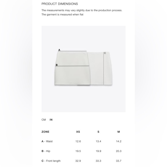 Zara 100% SUEDE SKIRT ZW COLLECTION LIMITED EDITION - Picture 8 of 8